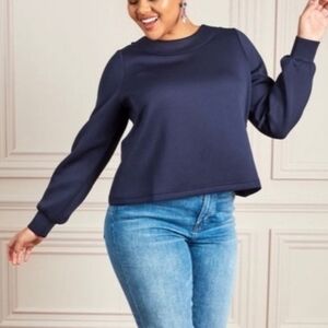 NWT Stella & Dot Bow Sweatshirt